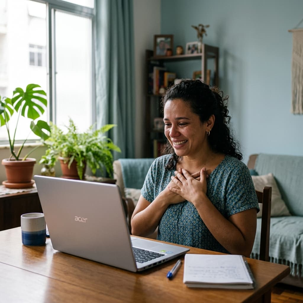Mulher brasileira aliviada ao ver dívida quitada no banco – Novo Desenrola Brasil 2026 desconto 90% como funciona renegociar dívida