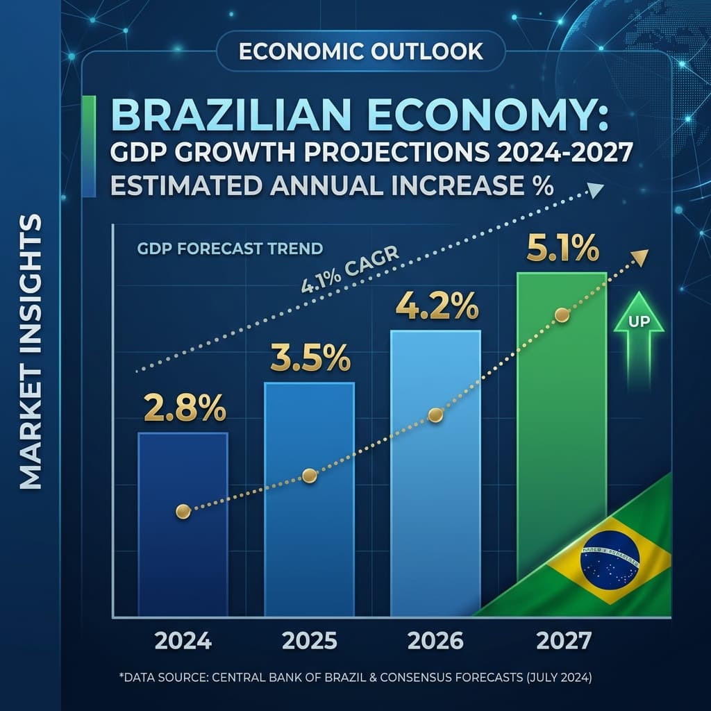 Gráfico de crescimento econômico do PIB brasileiro – PIB 1º trimestre 2026 projeção IBGE Focus indústria serviços