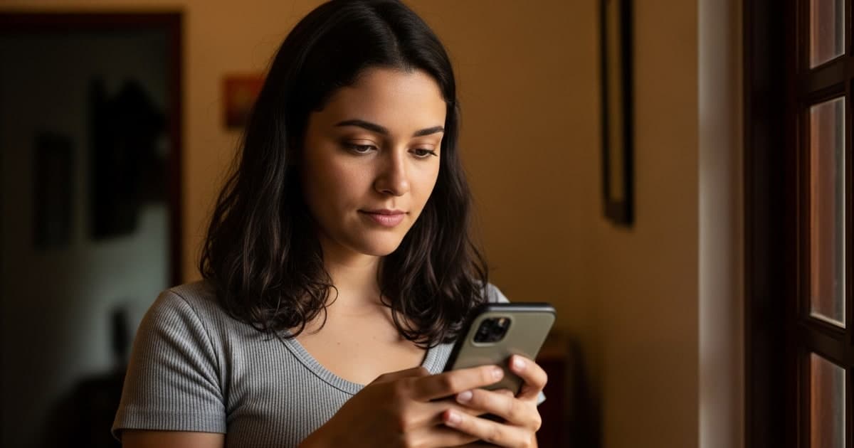 Jovem brasileira fazendo um Pix pelo celular em uma loja de bairro — Pix 2026 como funciona limites chave segurança MED 2.0 contra golpes