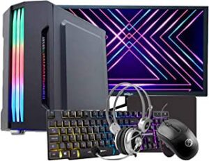 PC Gamer Completo Intel Core i5 6 Geração, 16GB RAM, SSD 120GB + HD 1TB, Monitor 18,5