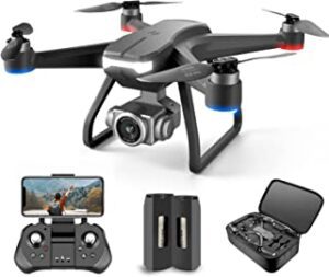 HEROWEN Drone com câmera 4K para adultos, F11 GPS Drone de câmera FPV de 5Ghz, quadcopter RC para iniciantes, motor sem escova, retorno automático para casa, siga-me, voo de trajetória, modo sem cabeça, estojo de transporte