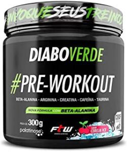 DIABO VERDE #PRE-WORKOUT 300G - SABOR CEREJA ICE