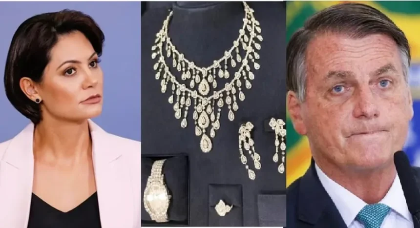 Michele bolsonaro, uma joia da chopard e Bolsonaro