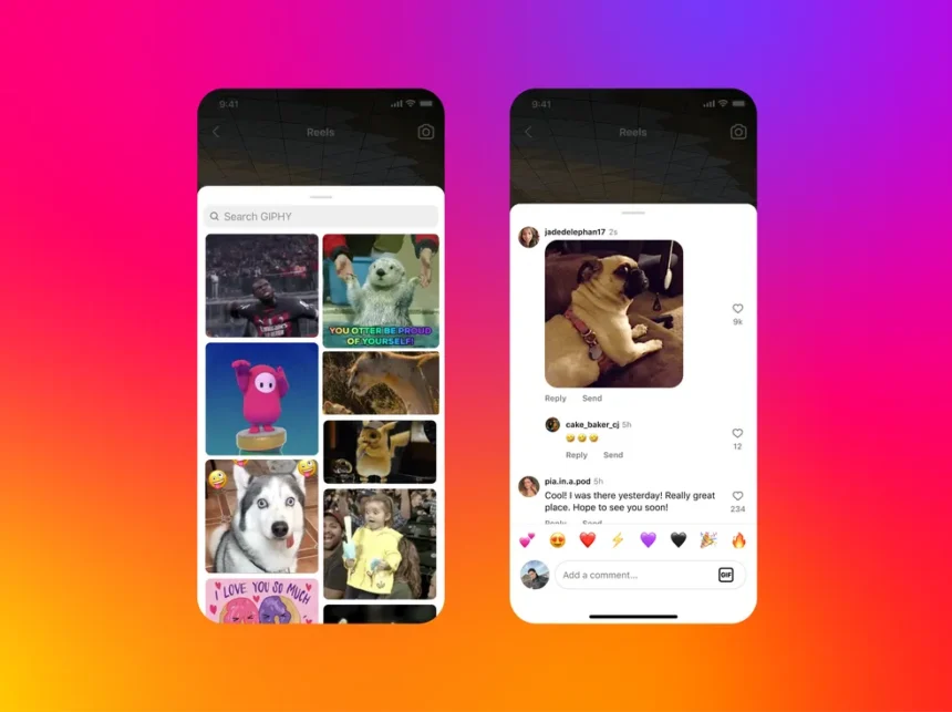 Instagram agora permite usar GIFs nos comentários de fotos e vídeos