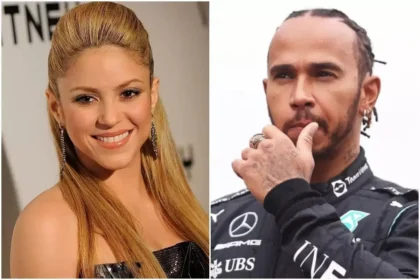 Shakira e Lewis Hamilton