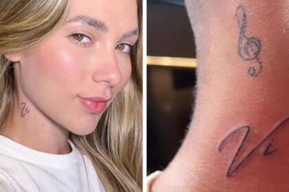 Zé Felipe surpreende com tatuagem em homenagem a Virginia Fonseca