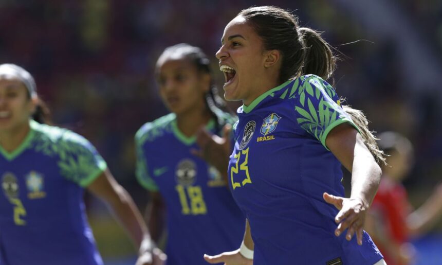 Valor da seleção brasileira feminina de futebol supera os R$ 10 milhões