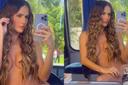 Deborah Secco surpreende ao posar nua em publicação